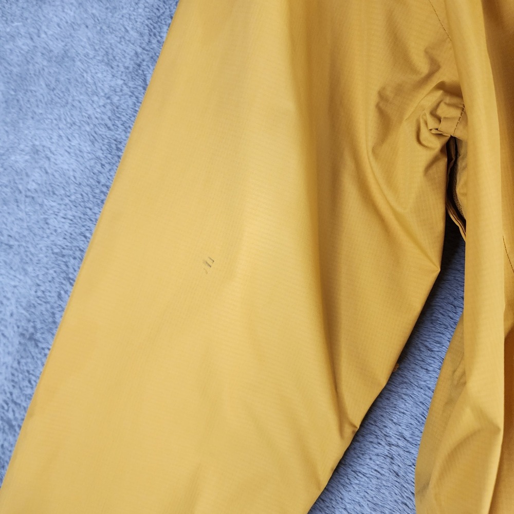 The North Face Venture 2 Rain Jacket Womens Large Mustard Yellow Hood Full Zip - Picture 6 of 7